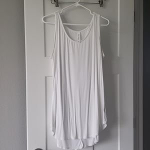 White long 1x tank top